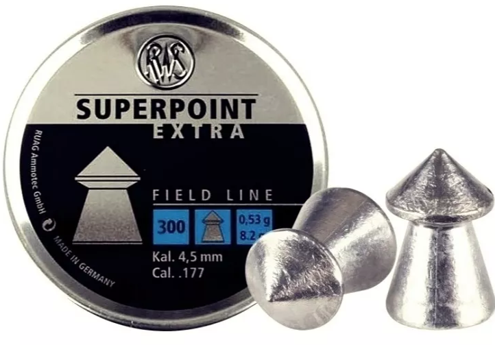 DIABOLO RWS CAL 4.5 SUPERPOINT EXTRA P 300 PZAS 2317409