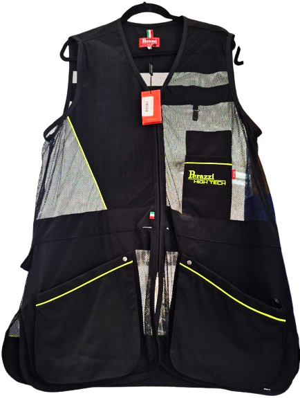 CHALECO PERAZZI MODELLO HIGH-TECH NEGRO AMARILLO 8215RHT