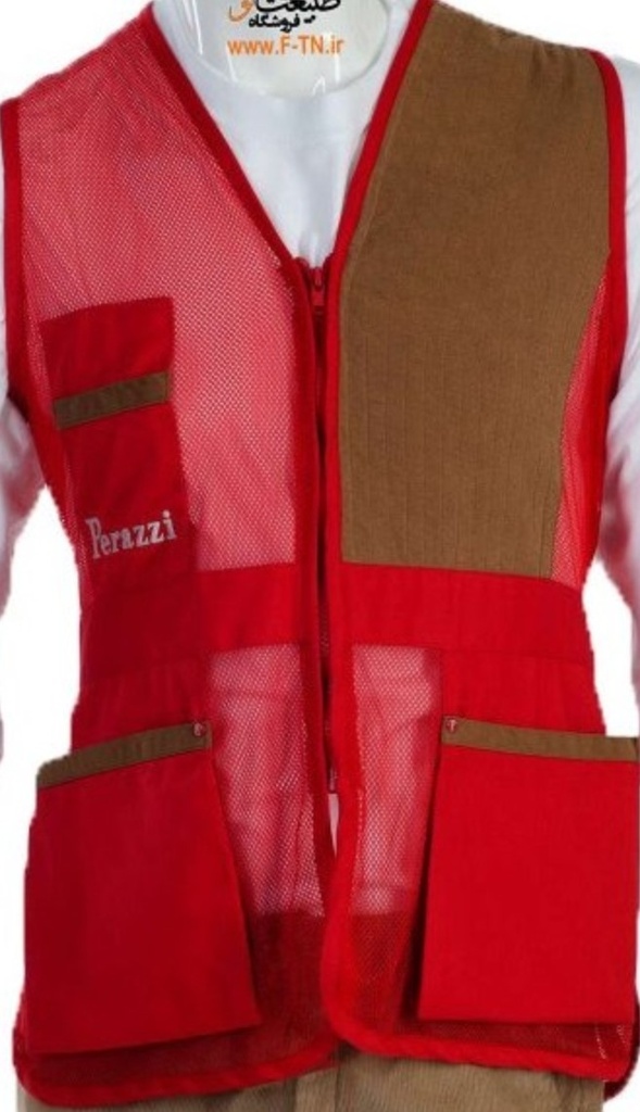 CHALECO PERAZZI SHOOTING VEST ROJO 8215R