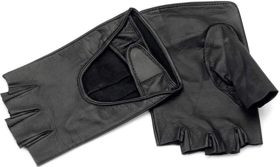 GUANTES PERAZZI FINGERS IN LEATHER NEGRO 8333