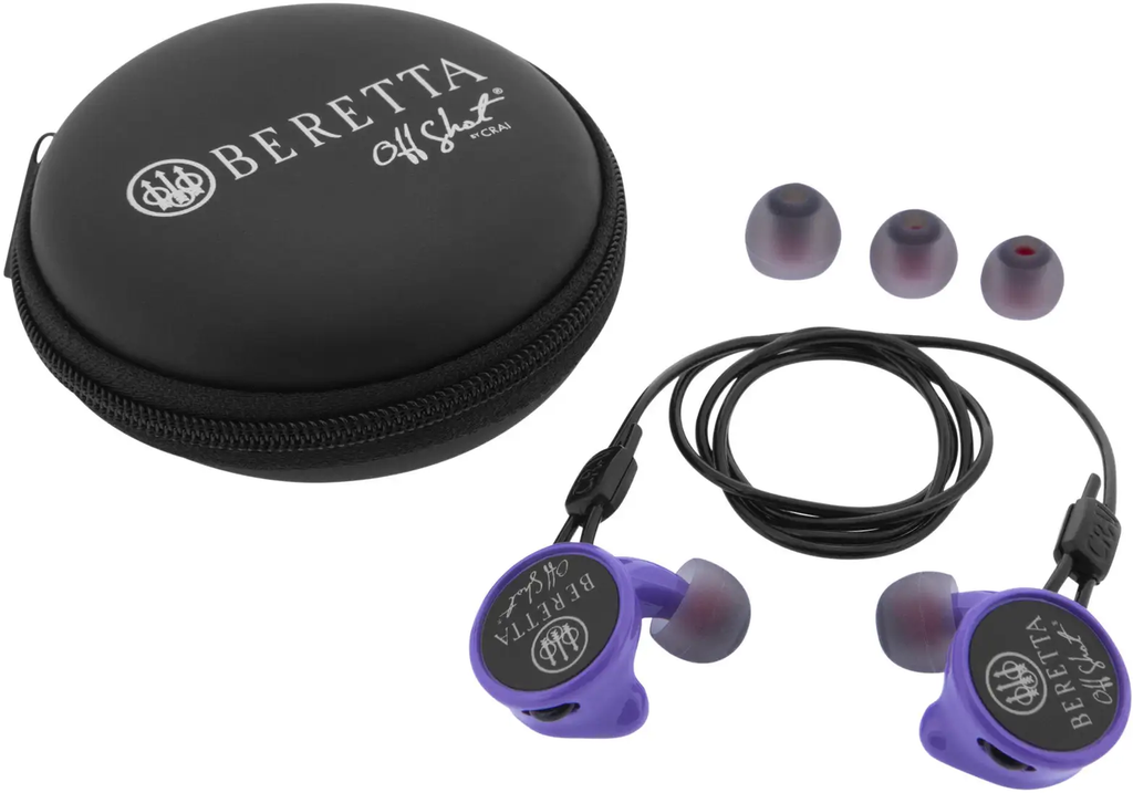 KIT DE AURICULARES BERETTA MINI COMFORT PLUS PURPLE CF081A215603A5
