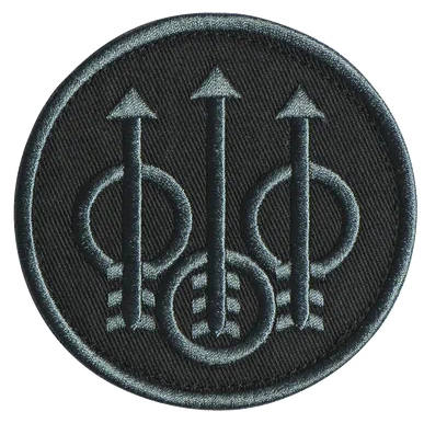 PARCHE BERETTA LOGOTIPO TRIDENT VELCRO BLACK OG121E08230099