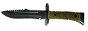CUCHILLO LION TOOLS 8" HOJA PAVONADA MANGO RUBBER C/FUNDA 9426 