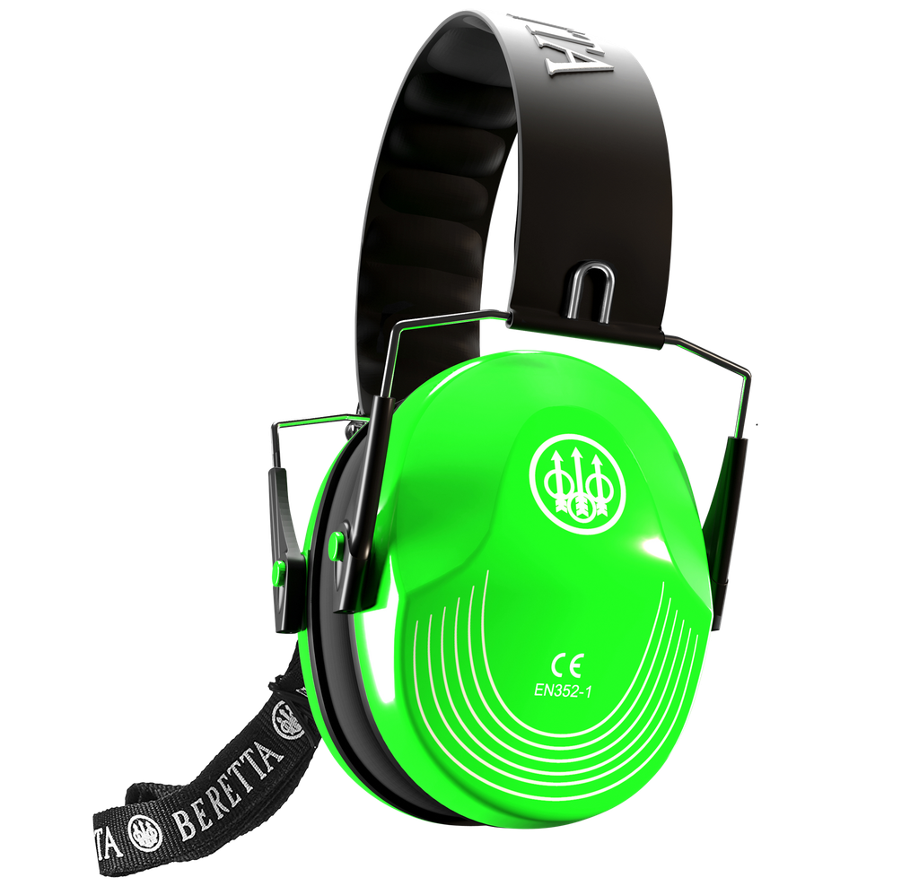 OREJERAS BERETTA CUFFIA DA TIRO GREEN FLUO CF1000000207FF