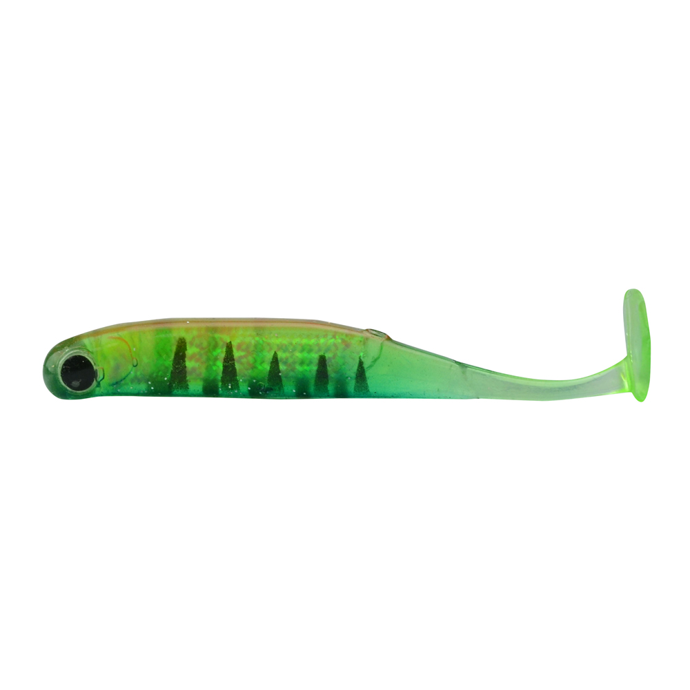 SEÑUELO PLASTICO GIMBEL P/PESCA 75MM 2.5G GMW8024 VERDE 15SENUEL458CH