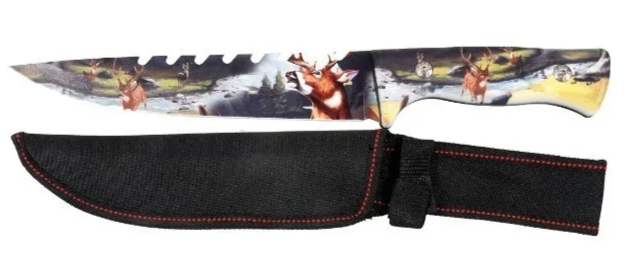 CUCHILLO LION TOOLS 8" VENADO CON FUNDA 8473
