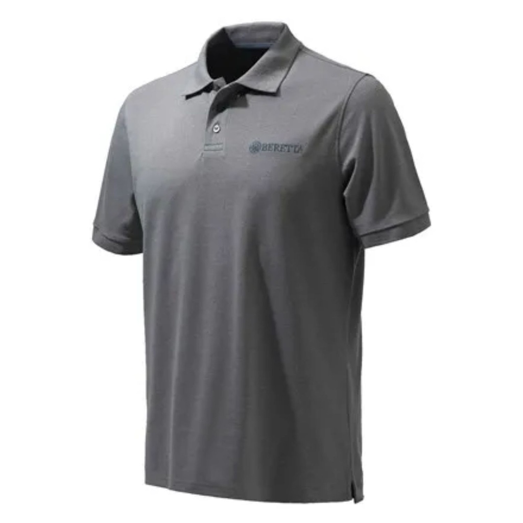 PLAYERA BERETTA POLO UOMO CORPORATE GREY MELANGE MP431T13540915