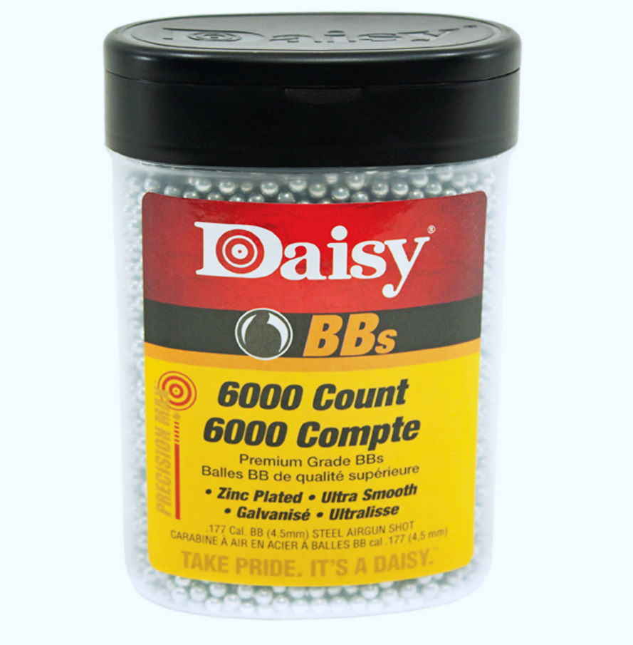 MUNICIONES DAISY PLATEADAS BOTE C/6000 980060-904