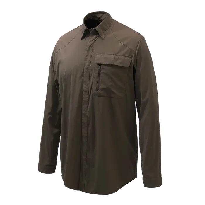 CAMISA BERETTA STORM CHOCOLATE BROWN