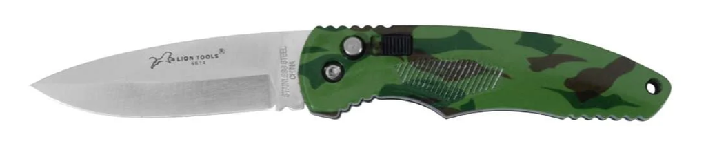 NAVAJA LION TOOLS 3" AUTOMATICA CAMUFLAJE LT 6614