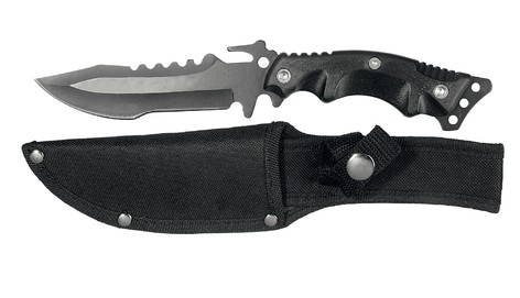 CUCHILLO LION TOOLS 5" PAVONADO CON FUNDA 9398