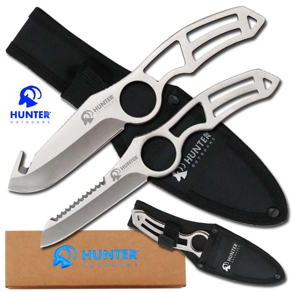 KIT DE CUCHILLOS HUNTING 2 PC WITH SHEATH RT-9017