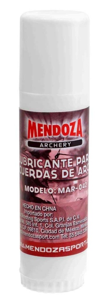 LUBRICANTE MENDOZA PARA CUERDAS DE ARCO MAR-042