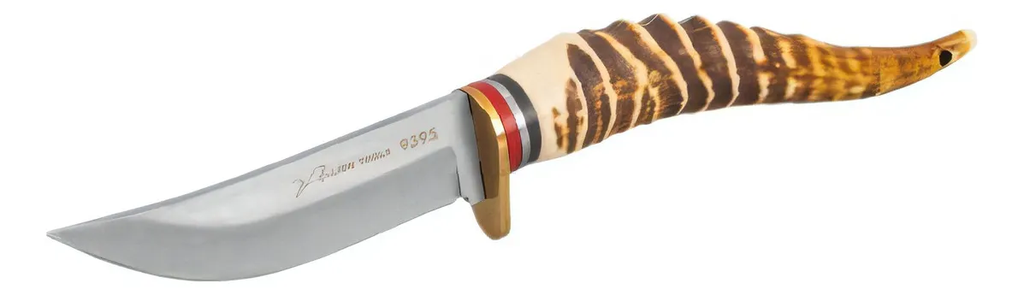 CUCHILLO LION TOOLS 4 1/2" IMITACION CUERNO CON FUNDA 9395