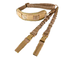 PORTAFUSIL TACBULL P/ARMA LARGA 2 PUNTOS CON GANCHO NEGRO TB-2PT-SH