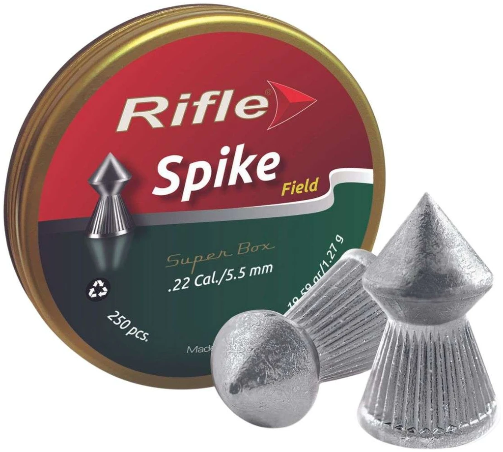 DIABOLO RIFLE S&amp;F CAL. 5.5 SPIKE PUNTA 250 P 7021EX