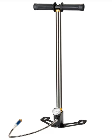 BOMBA NAKASHI PARA RIFLES PCP 4500 PSI PEDAL PLEGABLE 3-BLACK