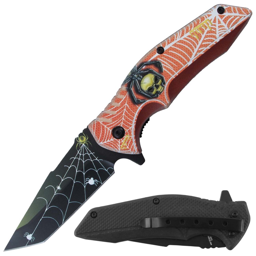 NAVAJA JAGUAR POCKET 4.5" SPRING ASSITED KNIFE RT-7379OR