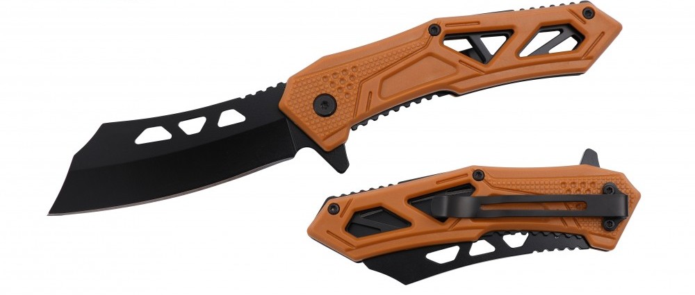 NAVAJA JAGUAR POCKET 4.75" SPRING ASSITED KNIFE RT-7364BN