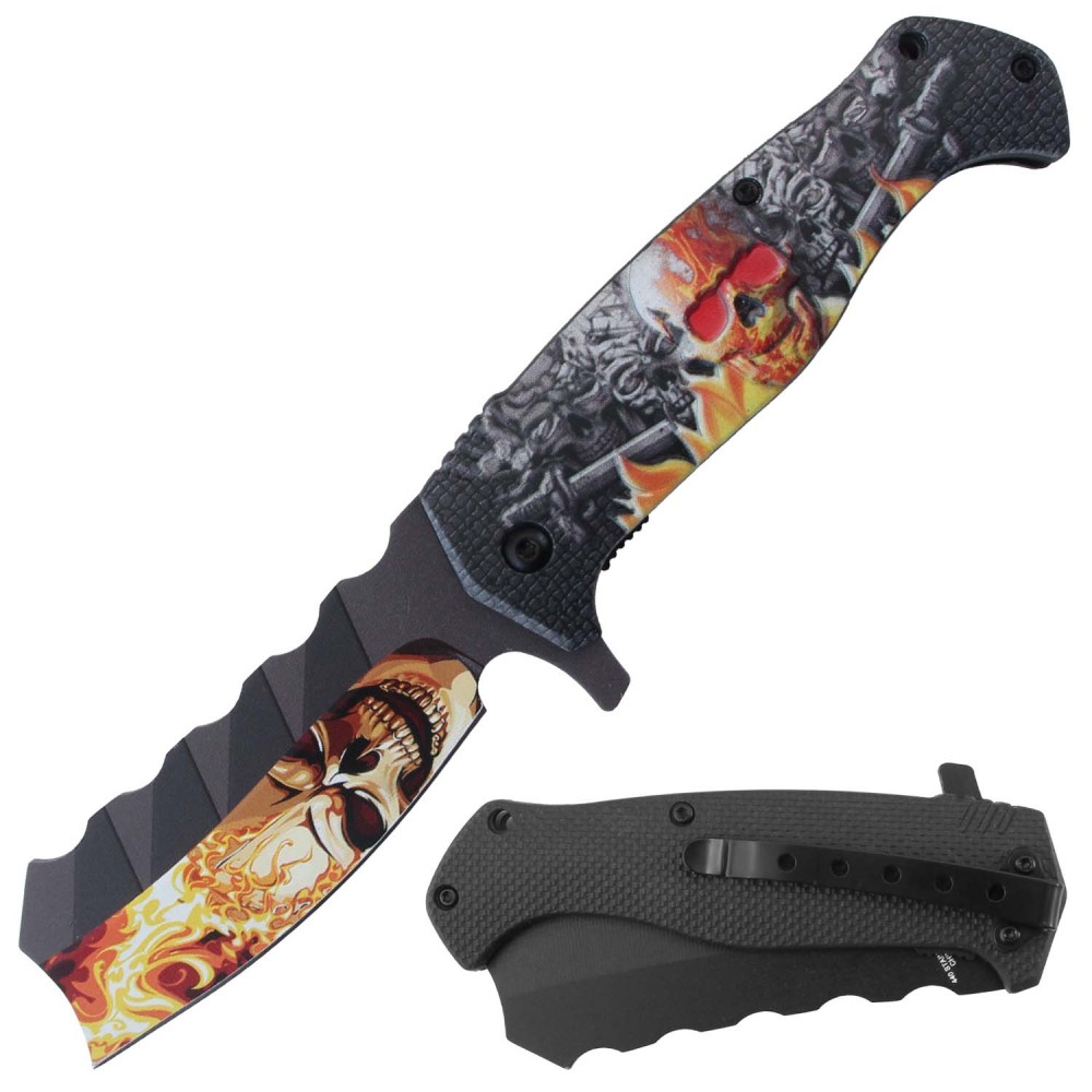 NAVAJA JAGUAR POCKET 4.5" SPRING ASSITED KNIFE RT-7385PP (copia)