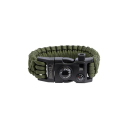 [PMPVT] PULSERA MENDOZA PARACORD VERDE C/TERMOMETRO CAMP-002