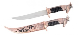 [CJ8RP] CUCHILLO JAGUAR 14"  CAZA WHIT SCABBARD FL15208DRP