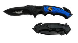 [NJA7O] NAVAJA JAGUAR ARMY AIR FORCE KNIFE W/METAL HANDLE RT-7027PO