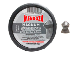 [DMM45] DIABOLO MENDOZA CAL 4.5 MAGNUM 200 PZAS PAQ-DPM-4.5