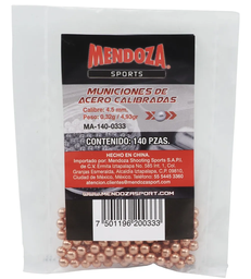 [SMMEA] SOBRE DE MUNICION ACERO MENDOZA 140 PZAS MA-140-0333