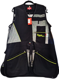 [CP5NM] CHALECO PERAZZI MODELLO HIGH-TECH NEGRO AMARILLO 8215RHT