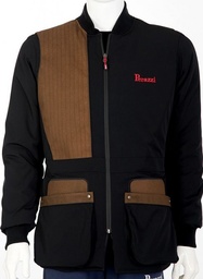 [CP14T] CHAMARRA PERAZZI INVERNALE TESSUTO TECNICO NEGRO 8214TT