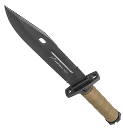 [C9427] CUCHILLO LION TOOLS 8" HOJA PAVONADA MANGO RUBBER C/FUNDA 9427