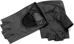 [GP333] GUANTES PERAZZI FINGERS IN LEATHER NEGRO 8333