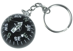 [BG013] BRUJULA GIMBEL PLASTICO LLAVERO 28MM NEGRO QC283 15BRUJUL013DY