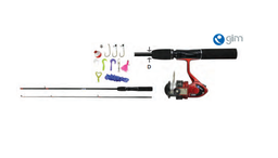 [CP181] CAÑA COMBO SPINNING GIMBEL P/PESCAR C/CARRETE Y ACC 165CM DF 135 15CANAPE181CH