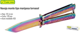 [N9585] NAVAJA LION TOOLS 4" TIPO MARIPOSA TORNASOL 9585