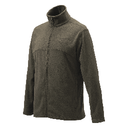 [CB421] CHAMARRA BERETTA FULL ZIP FLEECE BROWN P3421T1434081C