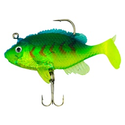 [SG460] SEÑUELO PLASTICO GIMBEL P/PESCA 60MM 11G MODELO 5506 VERDE 15SENUEL460CH