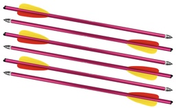 [FMA14] FLECHA BALLESTA MENDOZA DE ALUMINIO 14 PULGADAS 6 PACK MAR-021