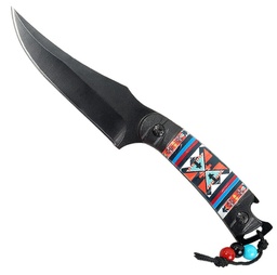 [C8483] CUCHILLO LION TOOLS 4 1/2" PAVONADO CON FUNDA 8483