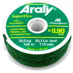 [HGA90] HILO MONOFILAMENTO ARATY P/PESCA MULTICOLOR 100M 0.90MM 15HILONY034MA