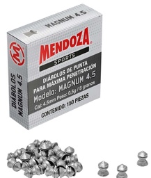 [DMM14] DIABOLO MENDOZA CAL 4.5 MAGNUM CAJILLA 150 PZAS MAGNUM 4.5