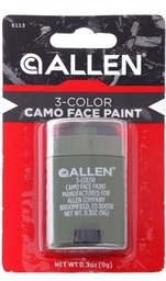 [M6113] MAQUILLAJE UTENSILIO CAMUFLAJE ALLEN 3 COLOR FACE PAINT 6113
