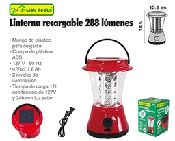 [LIN61] LINTERNA LION TOOLS RECARGABLE 36 LED 1W 8861
