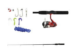 [CAP78] CAÑA COMBO SPINNING GIMBEL P/PESCA C/CARRETE ACCES 135CM DF103 15CANAPE178CH