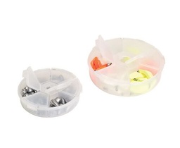 [C1040] CAJA PARA PESCA PLANO CIRCULAR  6 COMP 3.25 DIA X75 1040