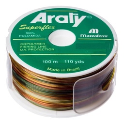 [CHA20] HILO MONOFILAMENTO ARATY P/PESCA MULTICOLOR 100M 0.20MM 15HILONY025MA