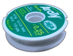 [CHAN2] HILO MONOFILAMENTO ARATY P/PESCA NATURAL 100M 0.25 MM 15HILONY048MA